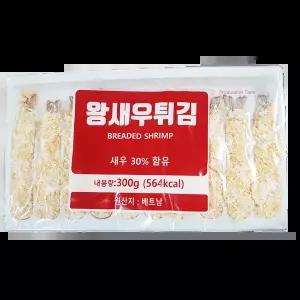 왕새우튀김 (골든피트 30g x10미 300g) X20 프리미엄 점보새우튀김 배달용 박스할인 박스 튀김덮밥용