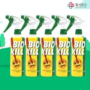 동성 비오킬 500mlx5개 진드기 좀벌레 베드버그 해충 초파리 저독성 살충제 해외여행