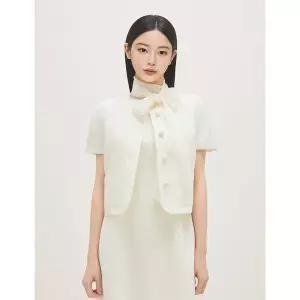 ROEM 캡소매 트위드 반팔자켓셋업 RMJKG25S51 448680