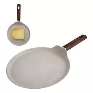 논스틱 알루미늄 플랫 크레이프 또띠아 팬 25cm