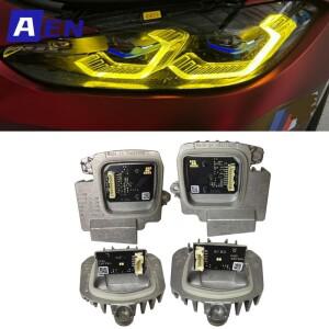 G82 옐로우 레몬 DRL LED 모듈  BMW 호환 M3 M4 G22 G23 G26 G80 G83 430i M440i 레이저 헤드 라이트 주간