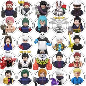 WM6139 WM6140 WM6149 WM6202 WM6201 주술회전 빌딩 블록 미니 액션 피규어 이타도리 유지 고죠 사토루 류오멘 선물