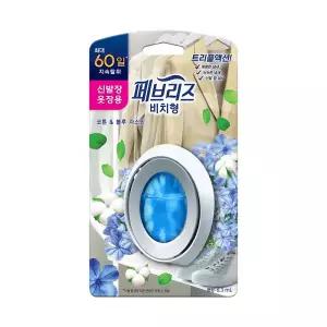 페브리즈 실내 신발 옷장용 비치형 방향제 코튼앤블루자스민 7ml 1개 GST