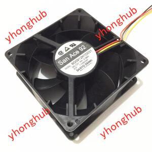 Sanyo Denki 9G0912H1D031 DC 12V 0.58A 90x90X38mm 3 선 서버 냉각 팬