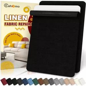 린넨 수리 테이프 2Pcs 8x12 인치 자체 접착 패브릭 패치 소파 키트 가구용 카펫 DIY 헤드보드 의자 베개