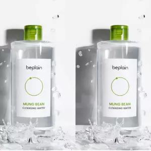 비플레인 녹두 클렌징 워터 리무버 클렌저 400ml X2개 BNS