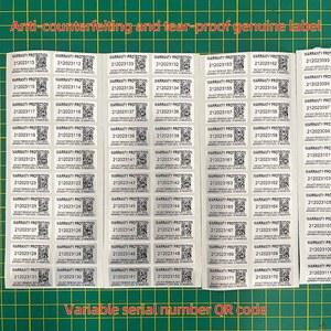 꾸미기 스티커 보안 변조 방지 가변 일련 번호 QR 코드 보호 30mm 15mm 100