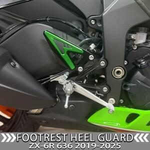 바이크 오토바이 발판 힐 가드 커버 리어셋 페그 프로텍터 ZX6R ZX 6R 636 2019 2020 2025용