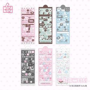 꾸미기 스티커 WAKAWAKA Scrapbooking을위한 데코 Keluli 순간 핑크 스타 장식 Diy 전화 수하물 오토바이
