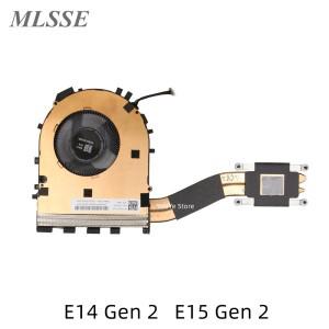 레노버 씽크패드 E14 Gen 2 E15 노트북 CPU 냉각 팬 히트싱크 라디에이터 쿨러 5H40S72940