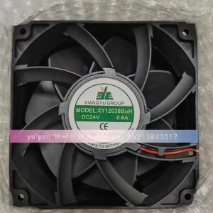 XINGYU GROUP XY12038B24H DC 24V 0.6A 120x120x38mm 2선 서버 냉각 팬