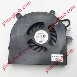 A-Power NP8150 G510P BS6005HS-U0D 6-23-AX510-012 DC 5V 0.50A 3선 냉각팬