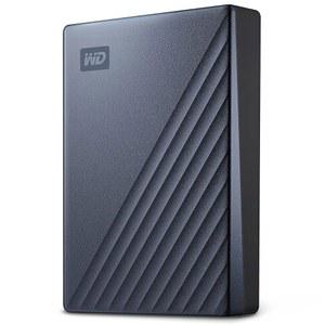 WD 2TB MY PASSPORT 울트라 블루 휴대용 외장 하드 드라이브 랜섬웨어 방지 및 비밀번호 보호 기능이 있는 백업 소프트웨어 USB-C USB 3.1 - WDBC3C0020BBL-WESN