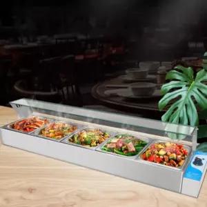 밧드 반찬 온장고 소형 바트 뷔페 업소용 밑반찬 토핑 반찬통 냉장고 보온