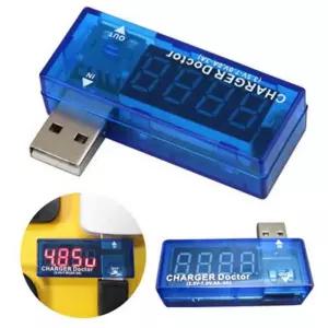 디지털 가정 방송 자재 장치 충전 USB 차져닥터 전류계 베터리테스터 측정 로더 전압