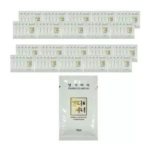 한방 컨디셔너 10ml 100개 한방 린스 여행용 세면도구 일회용샴푸