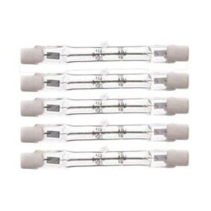 CTKcom 250와트 3.1인치 T3 할로겐 전구(5팩) - J 타입 78mm 더블 엔드 120볼트 250와트 T3 할로겐 전구 R7S 더블 엔드 필라멘트 플러드 라이트 쿼츠 튜브 램프 120V,5팩