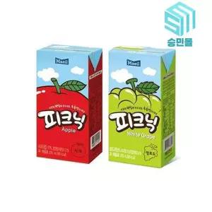 피크닉 사과 청포도 200ml x 24팩 48팩 /s