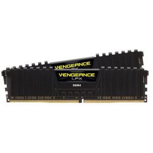 CORSAIR 복수 LPX DDR4 RAM 16GB(2x8GB) 최대 3200MHz CL16-20-20-38 1.35V 인텔 AMD 데스크톱 컴퓨터 메모리 - 블랙(CMK16GX4M2E3200C16)