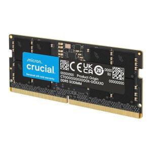 중요한 64GB DDR5 RAM, 5600MHz(또는 5200MHz 또는 4800MHz) 노트북 메모리 키트, SODIMM 262핀, 13세대 인텔 코어 및 AMD 라이젠 6000과 호환 - CT2K32G56C46S5