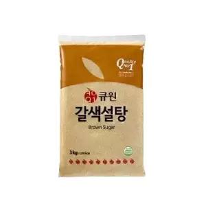 큐원 갈색설탕 3kg 6개