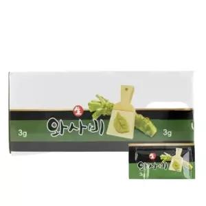 상온 일회용 미니 생와사비 600g (3gX200개) 코우 고추냉이 와사비