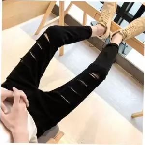 스키니진 스키니 면팬츠 치노팬츠 컷팅 블랙진 데님 청바지 남자 찢청