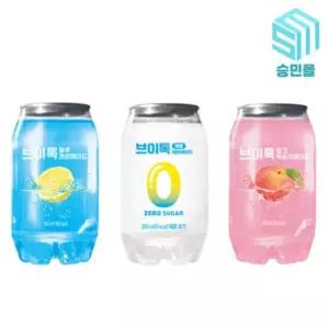 브이톡 350ml 블루레몬 핑크복숭아에이드 제로 레몬 에이드 6캔씩 18캔 레몬