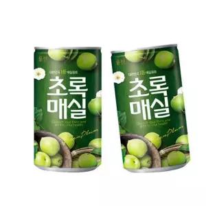 웅진 초록매실 180ml x 30캔.