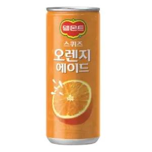 롯데칠성음료 델몬트 스퀴즈 오렌지에이드 240ml 30개입 /s