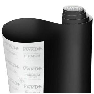 VViViD 블랙 매트 카 랩 비닐 롤, 에어 릴리스 3MIL-VViViD8 (1.5피트 X 5피트)
