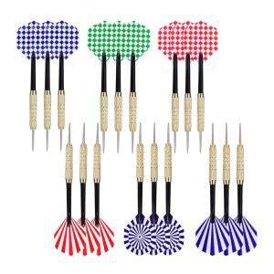 Wloedor 18그램 스틸 팁 다트, 18Pcs 프로페셔널 메탈 팁 다트, 프리미엄 다트 세트, 스탠다드 항공편, 다트 보드용 다트, 실내 스포츠용 다트