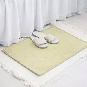 [콩심팥심]국내제조 부드러운 사각 실내 발판 그린 컬러 발매트