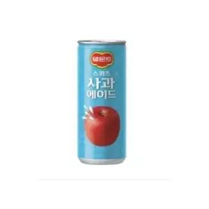 롯데칠성음료 델몬트 스퀴즈 사과 에이드 240ml 30개입(1박스) /s