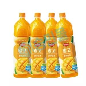 롯데칠성음료 델몬트 망고 로어슈거 1.5L 6개입 /s