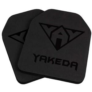 Vav YAKEDA 전술 에어소프트 페인트볼 EVA 조끼 내부 라이너 폼 10인치 x 12인치 블랙 2 PCS 패드 플레이트