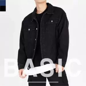 남자 흑청 자켓 청재킷 데님 남방 남성 패션 웨어 남방 남성 패션 웨어 (W7694E8)