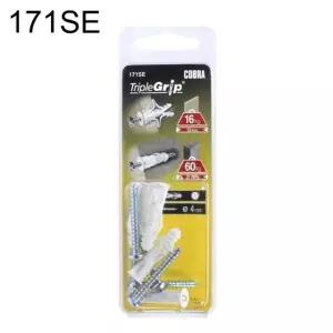코브라앙카 석고앙카 트리플그립 171SE M4 백색 5개입 선반브라켓 (W7603B7)