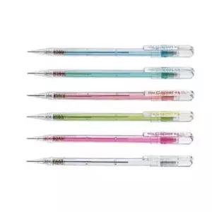펜텔 캐플릿샤프 0.5mm 1타 12자루 노크식 뚜껑 캡 (W785012)