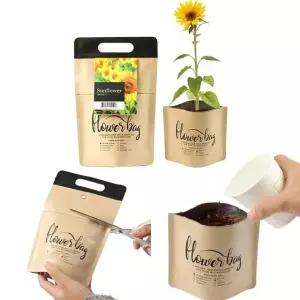 화분만들기재료 해바라기씨앗 배양토세트 홈가드닝 미니화분 인테리어화분 (W7C562D)