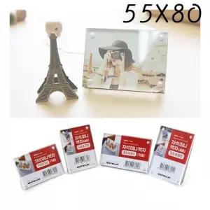 자석액자X3개 55X80사이즈 미니 탁상액자 차량용액자 투명액자 (W7C2FBC)
