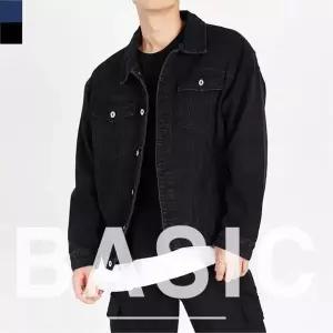 남자 흑청 자켓 청재킷 데님 남방 남성 패션 웨어 남방 남성 패션 웨어 (W7694E8)