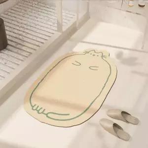 [콩심팥심]WL 발판 규조토 발매트 고양이 빨아쓰는 주방매트 욕실매트 40x60