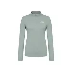 매장정품 아이더 EIDER POP 솔리드 여성 긴팔 짚업 티셔츠_Light Khaki DWP25281K6 750519