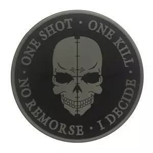 찍찍이 밀리터리 패치 와펜 one shot one kill 군인용품 (W8756FC)