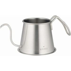 KOGU 커피 도구 커피포트 투드립 포트 Pro 500ml 일본 제조 직화 IH 사용 가능 식기세척기 가늘게 입을 내려 바로 아래에 부을 수 있다 점적 드립 케틀 스테인리스, 세련된 디자인 아웃도어 엔사조 42343 선물 생일