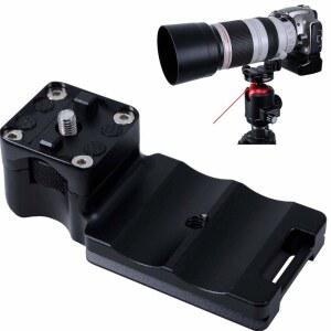캐논 EF 100-400MM F /4.5-5.6L용 ISHOOT 렌즈 칼라 풋 삼각대 마운트 링 베이스 교체 스탠드는 II USM이며 하단은 ARCA-SWISS 핏 볼 헤드 클램프와 호환되는 퀵 릴리스 플레이트입니다