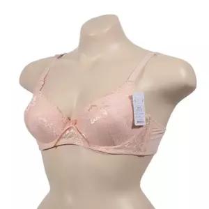 고품질 고급자수 여자친구선물 몰드 풀컵D컵 브라 소프트브라 (W93D5BA)