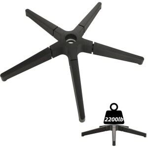YAYODS 사무실 의자 베이스 교체 부품 헤비 듀티 2500파운드, 28인치 책상 범용 가스 실린더 및 캐스터 소켓