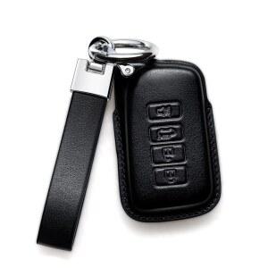 렉서스 키포브 커버 가죽 랜야드 키 체인 보호대 자동차 케이스 액세서리용 Smyfob